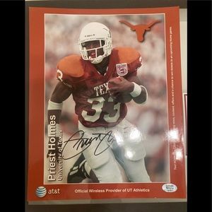 Priest Holmes autographed picture